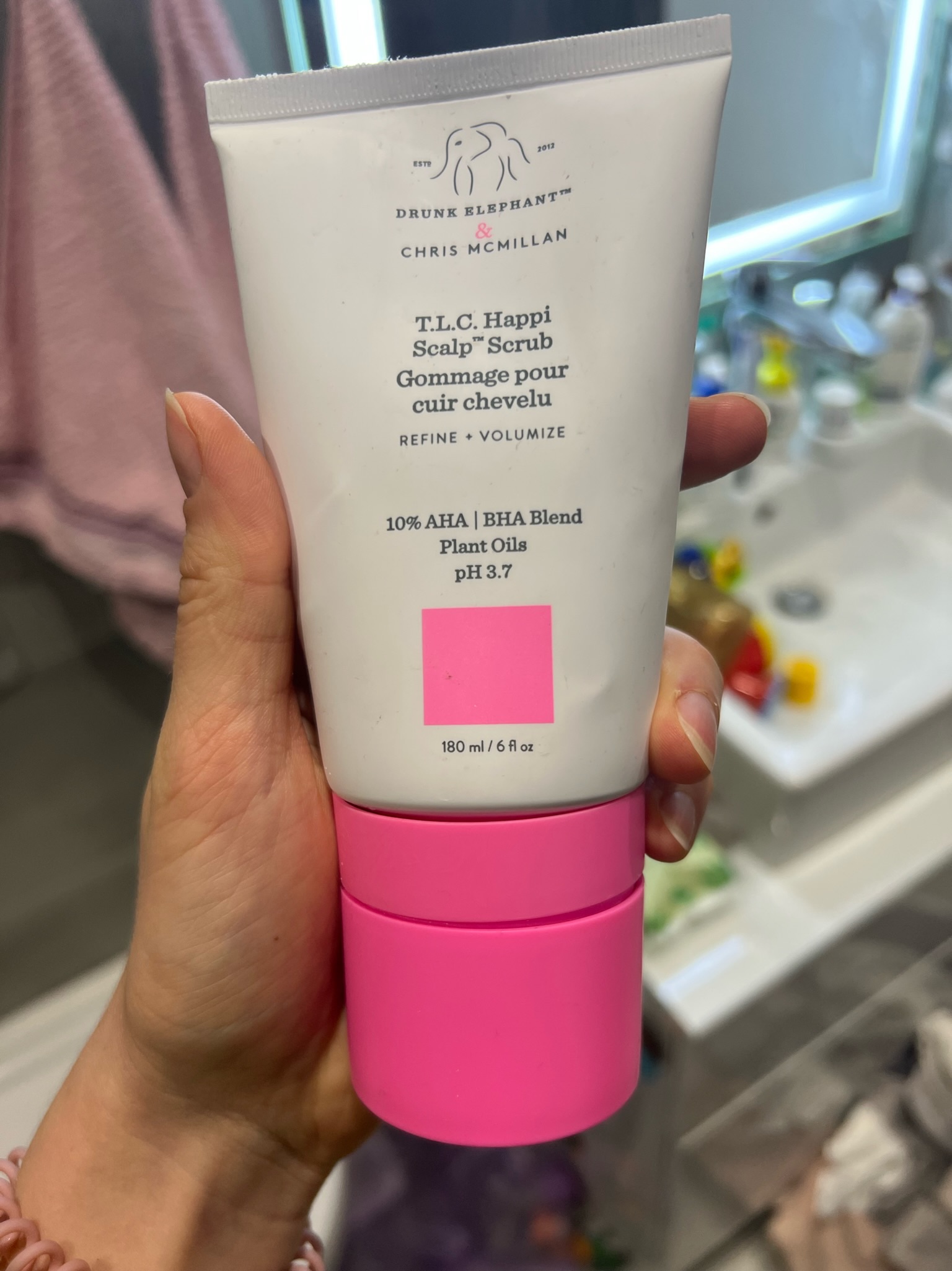 Review: A Mixed Experience with Drunk Elephant T.L.C. Happi Scalp Scrub